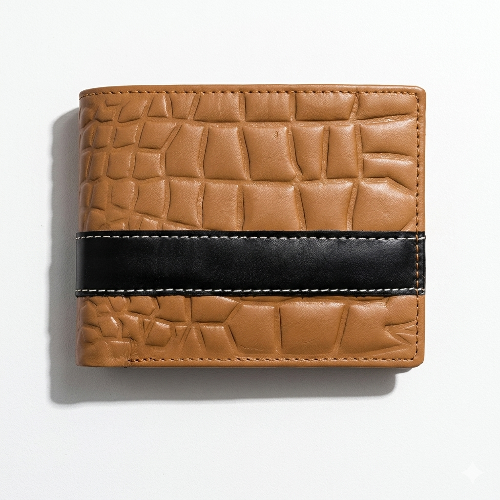 Croc Embossed Wallet
