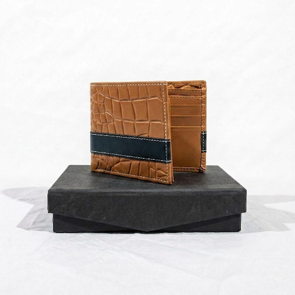 Croc Embossed Wallet