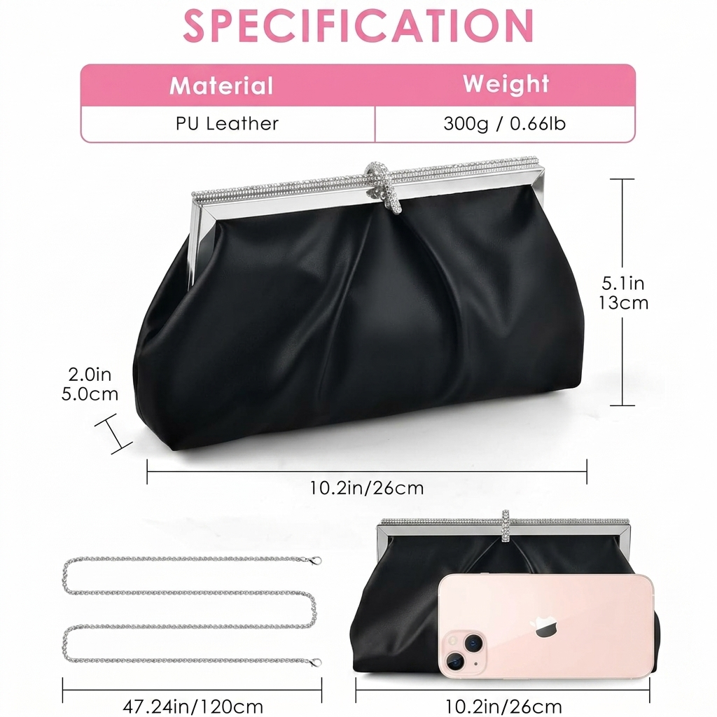 Vynt Crystal Frame Pouch