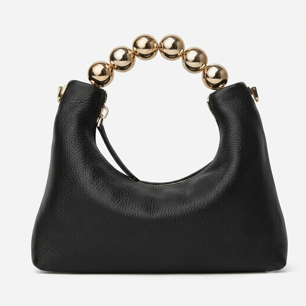 Vynt Gold Bead Clutch