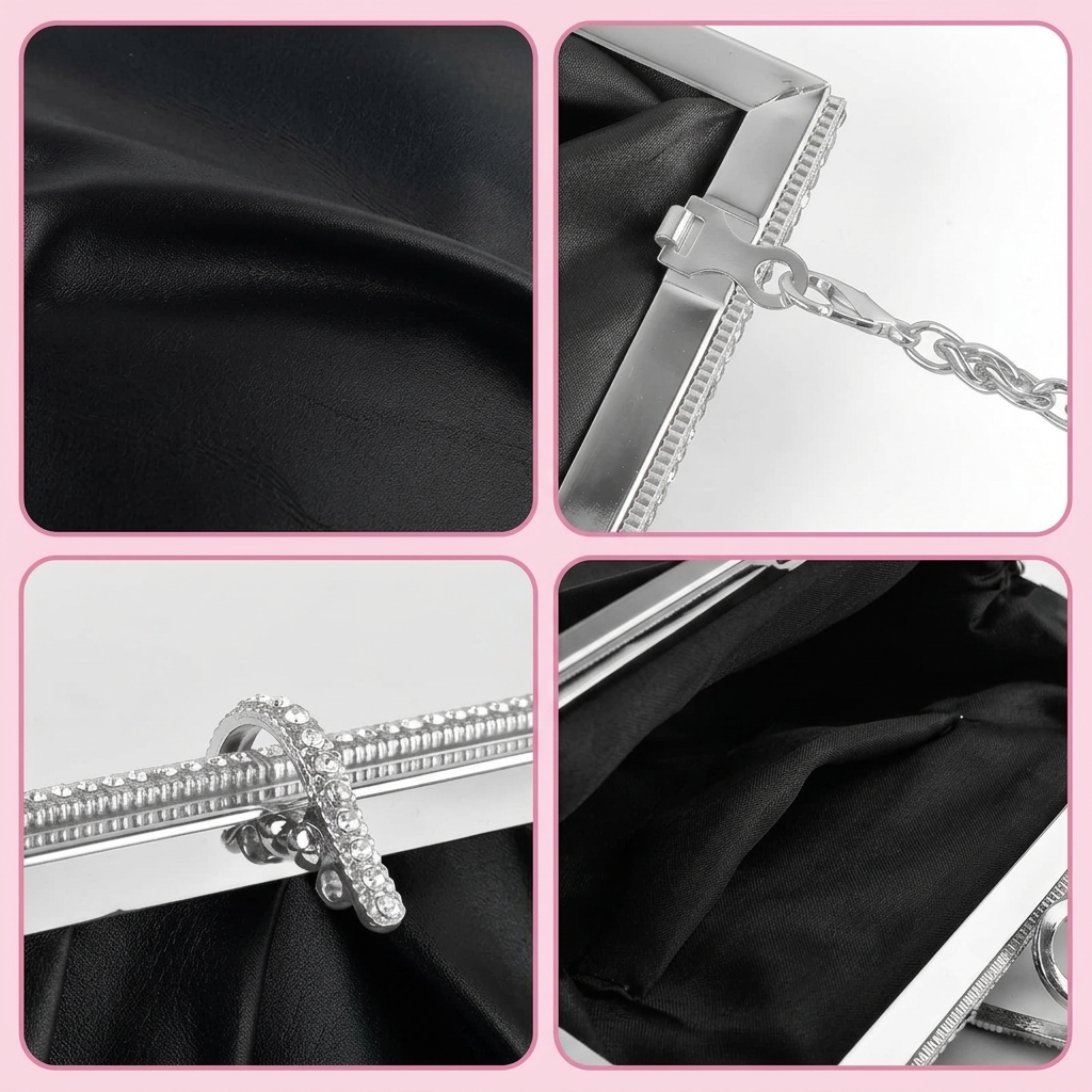 Vynt Crystal Frame Pouch