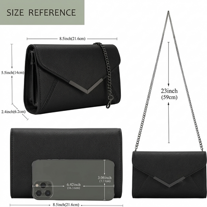 Vynt Envelope Clutch Bag