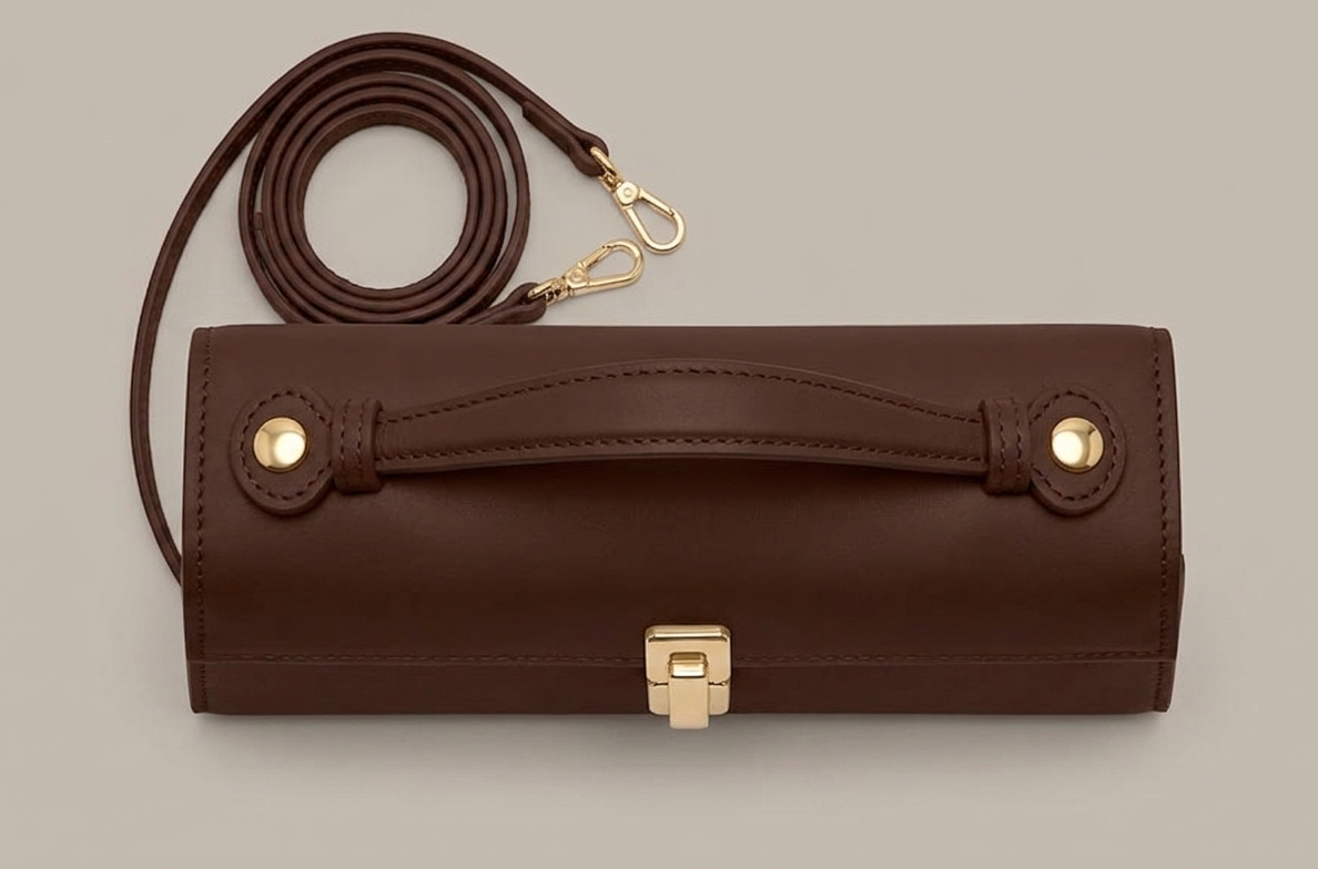 Velvet Brown Clutch