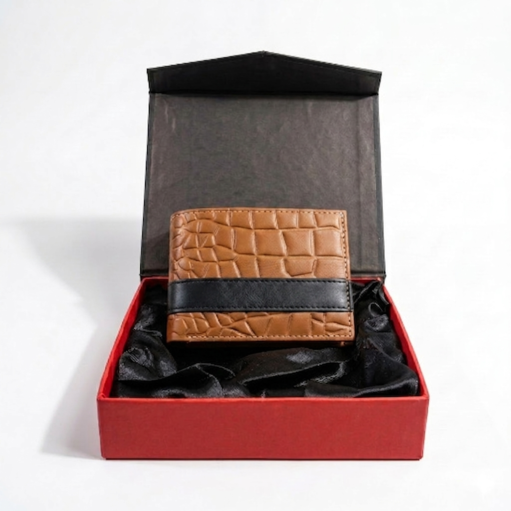 Croc Embossed Wallet