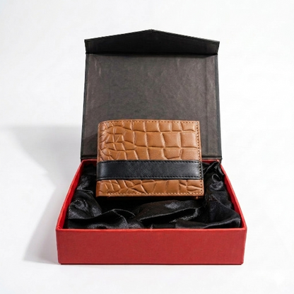 Croc Embossed Wallet